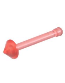 Rett Rød Nesepiercing med Spike