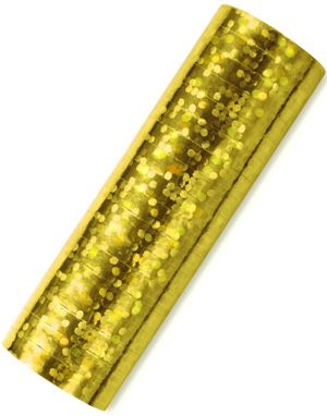 1 stk Gullholografisk Foliert Serpentinbånd