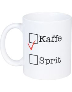Funny Mug - Kaffe eller Sprit