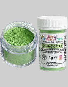 SugarFlair Spiselig Pulverfarge - Spring Green / Grønn 5g