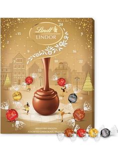 Lindt Lindor Gold - Stor Trøffelsjokolade Adventskalender 233g