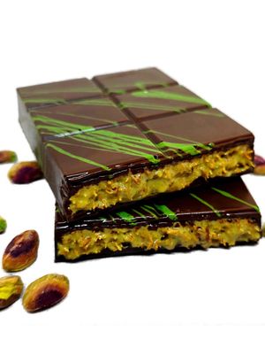 Sweet Gate Håndlaget Mørk Dubai Sjokolade med Pistasj 210 gram