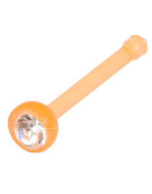Shiny Stone - Orange Nesepiercing