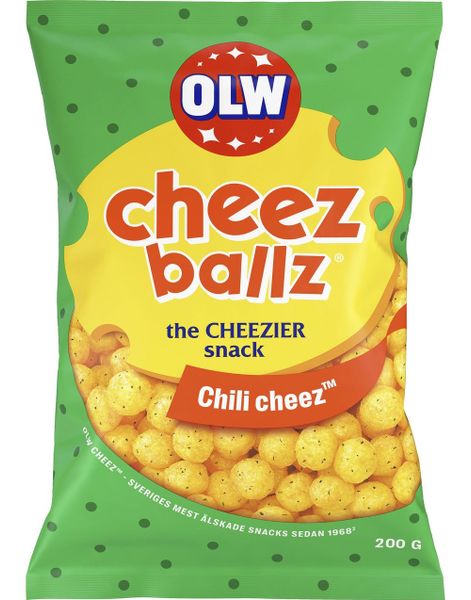 OLW Cheez Ballz Chili Cheez 200 gram