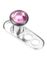 Shiny Pink Stone Dermal Anchor