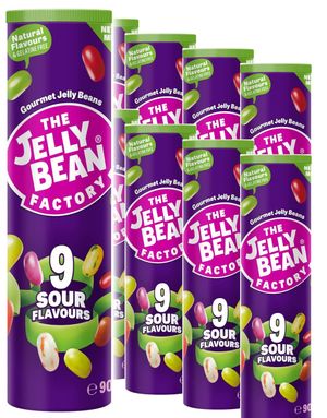 12 stk Jelly Bean med 9 Sure Fruktsmaker 90 gram - Hel Eske