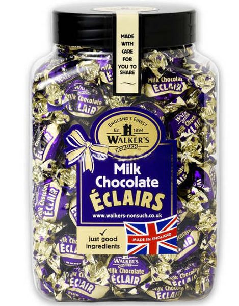 1,25 kg Walkers Milk Chocolate Toffees - Stor boks med lokk