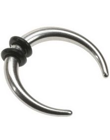 Silver Djengis - Ørepiercing med O-Ringer