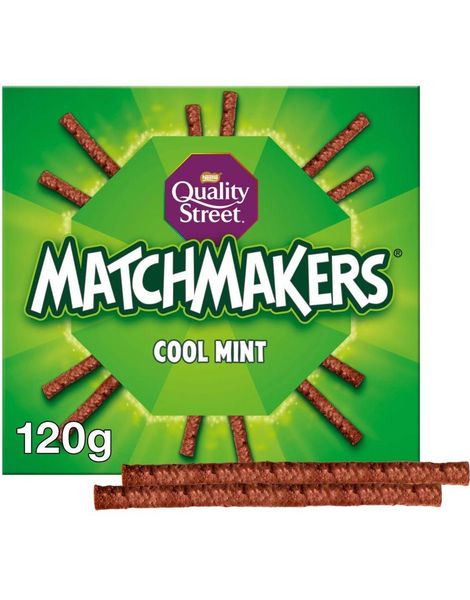 Quality Street Matchmakers Cool Mint - Sjokoladestenger med Mintsmak 120 gram