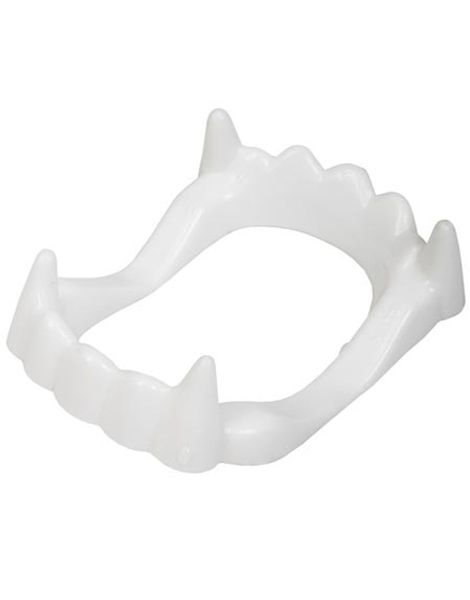 Hvite Plastikk Vampyrtenner