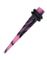 Spike Expander - Rosa og Svart Akryl Piercing