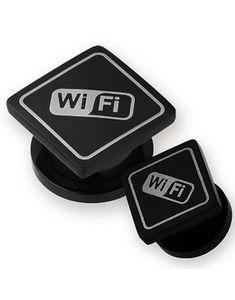 WiFi Svart PVD Plugg