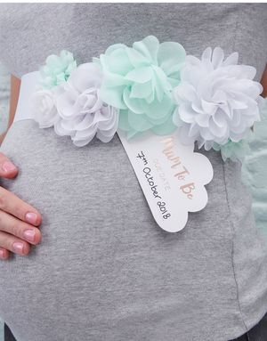 Mum to Be Magebånd - Hello World
