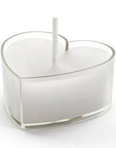10 stk Hjerteformet Stearinlys - 4 cm