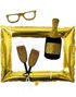 12 stk Foto Props + 1 stk Ramme Folieballong Party Sett