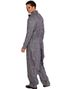 Pinstriped Tux - Stripete Svart og Hvit Jumpsuit Kostyme til Herre