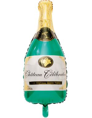 Champagneflaske Folieballong 94x48 cm