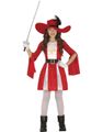 Den Røde Musketer Barnekostyme