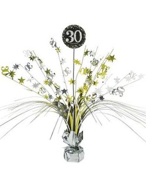 30 år - Glitrende Feiring - Borddekorasjon 45.7 cm
