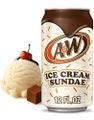 A&W Ice Cream Sundae - Koffeinfri 355 ml Limited Edition (USA Import)
