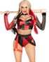 Crime Spree - Harley Quinn Inspirert Damekostyme - XS