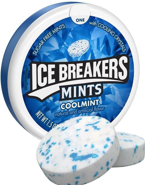 Ice Breakers Coolmint - Sukkerfrie Sukkertøy med Mintsmak 42 gram (USA Import)