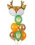 6 stk 30 cm Ballonger - Søt Rådyr Ballongbukett