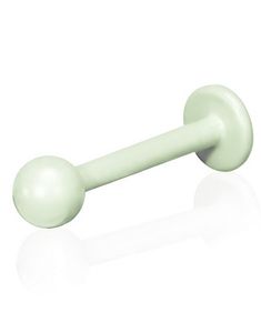 Mintgrønn Labret med Rund Kule - 1.2 x 8 mm