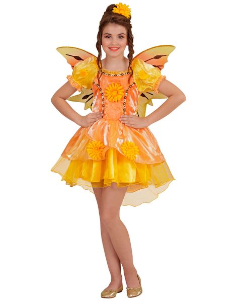 Summer Fairy - Kostyme til Barn med Vinger 