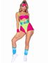 80's Workout Diva - 80-Talls Treningsdrakt Kostyme til Dame