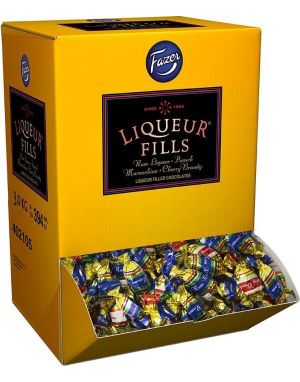 3 kg Fazer Liqueur Fills - Likørfylte Sjokolader i Dispensereske