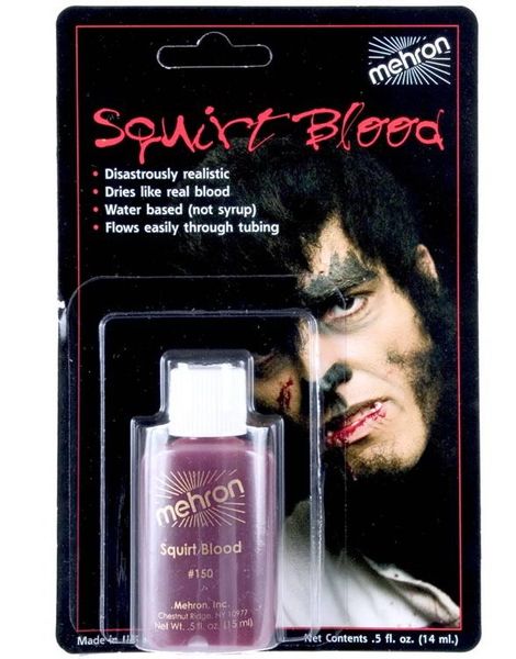 Performance Squirt Blood Bright Arterial - 14 ml Mehron Profesjonelt Blod