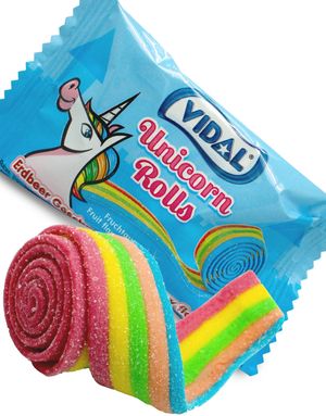Vidal Unicorn Roll Vingummi