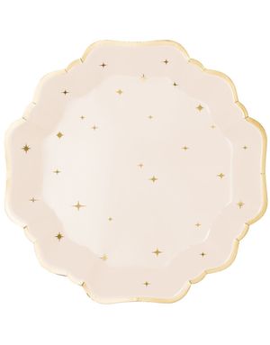 6 stk Gullstjerne Tallerkener - 21 cm