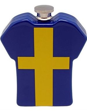 T-Skjorte med Svenske Flagget - Lommelerke
