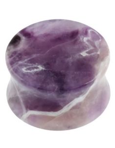 Magic Purple Stone - Organisk Piercing Plugg