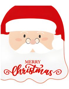 16 stk "Merry Christmas" Servietter med Julenissemotiv