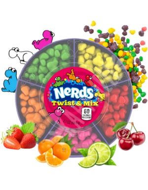 Nerds Twist and Mix - Små Sukkertøy med Fruktsmaker 59,5 gram (USA Import)