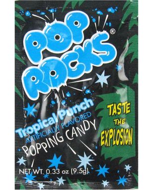 Pop Rocks Popping Candy med Tropisk Smak (USA Import)
