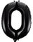 JUMBO Svarte Tallballonger 0-9 - 86 cm