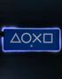 LED Light Up PlayStation Musematte 80x30 cm