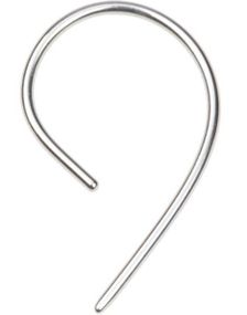Silver Cane Fish Hook Piercing