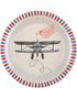 10 stk Bon Voyage Papptallerkener 23 cm