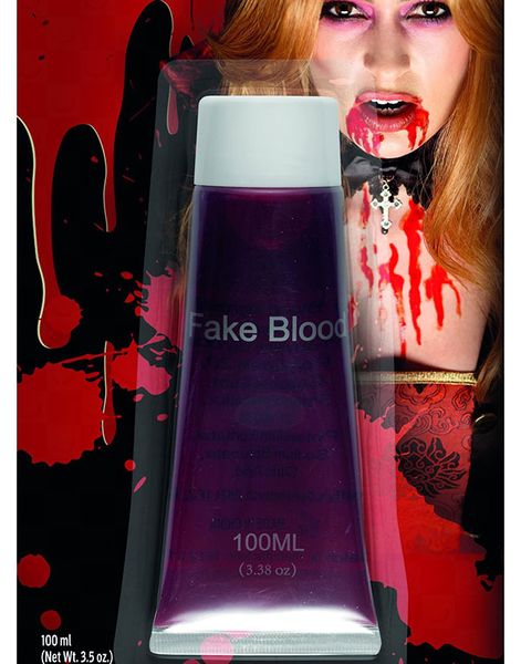 Rødt Teaterblod - Stor Tube 100 ml