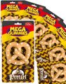 10 stk Mega Gummies German Pretzel - Vingummi Saltkringle med Colasmak - Hel Eske 1,2 kg