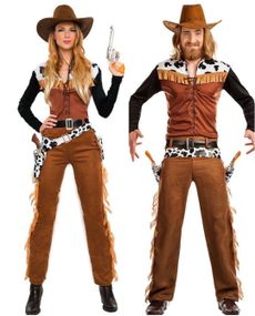 Parkostyme - Brunt Cowboy Kostyme
