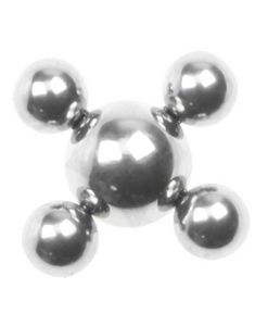 Chrome Ball - 5 mm Stålkule til 1,6 mm Stang