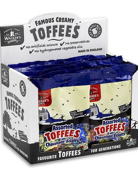 12 poser Walkers Assorted Toffees – Hel Eske