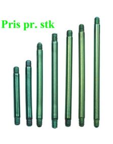 Grønn Rett Stang i Titan til 1,6 mm Kule