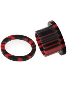 Blended - Rosa og Svart Piercing Tunnel